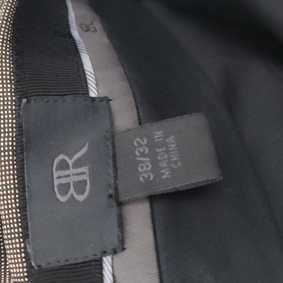 Banana Republic Monogram Brown PinDot Dress Pant 38W X 32L - Picture 4 of 6